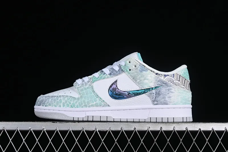 All categories Nk SB Dunk series Nk SB Dunk Low low-top sneakers F version Nk Dunk Low CNY Year of the Dragon Limited New Chinese style customization Steam Puppet-Third Prince Ao Bing SB low-top casual sneakers DV0831-101